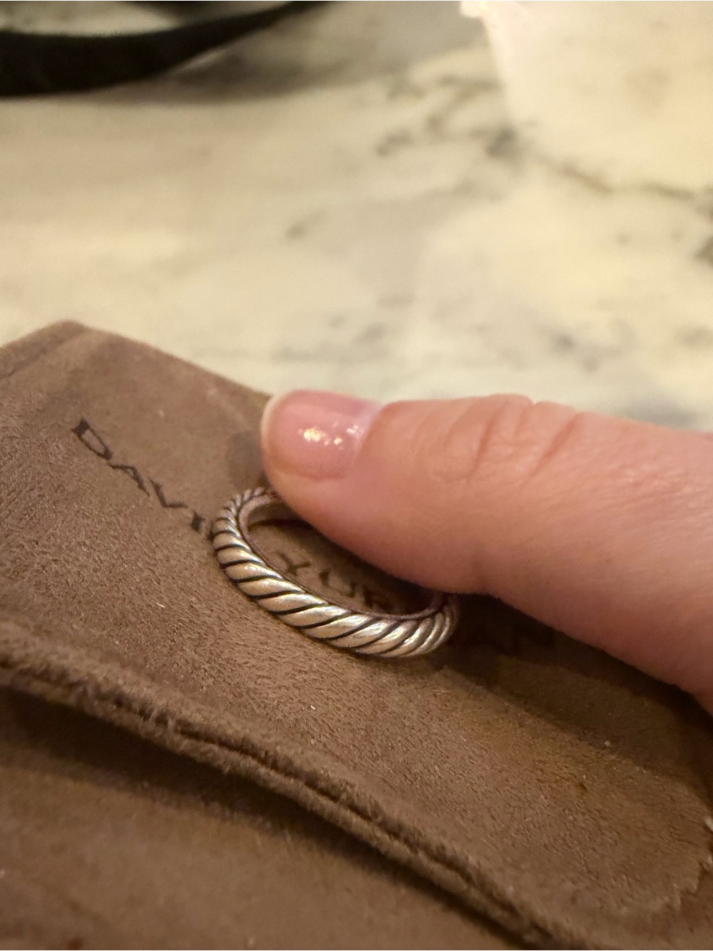 David Yurman Cable Collectibles Stack Ring - Picture 2 of 5